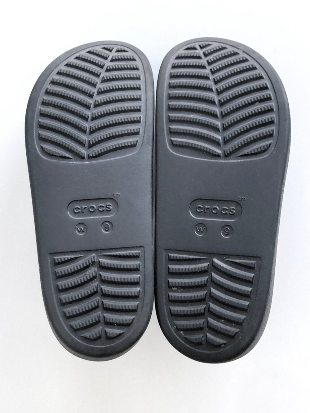 Crocs DYLAN Platform Clogs Faux Leather sz 9 - Picture 7 of 11